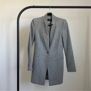 Zara Inverted Wool Frock Coat